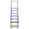 Vestil 100 H Steel Warehouse Ladder, 58 deg Grip, 7 Step, 14", 7 in Steps LAD-7-14-G - alternate 3